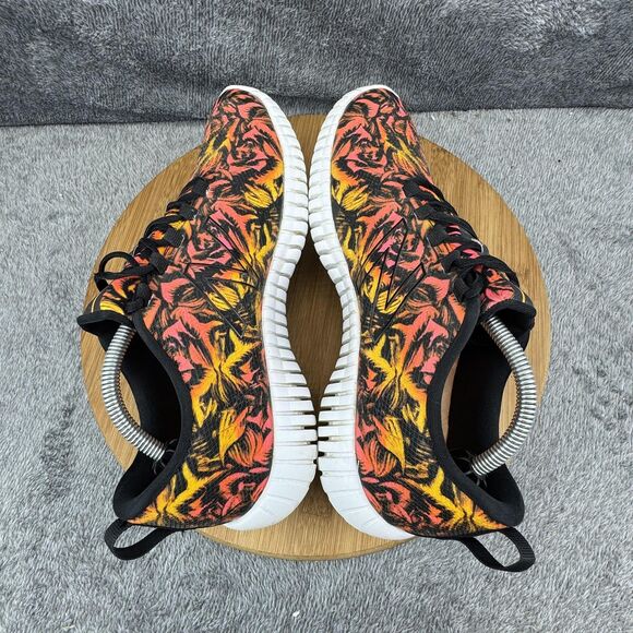 New Balance WX99IG Shoes Womens Size 8 Orange Yellow Black Floral Flexonic 2016 - Picture 5 of 9